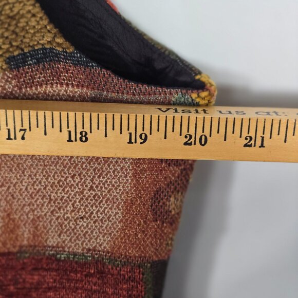 BETS by Canvasbacks Lined Patchwork Design Vest Size XL Wood Buttons USA (MM-3) - Picture 11 of 14